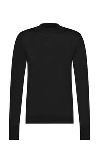 AEDEN NORMANO KNIT SWEATER BLACK