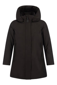 WOOLRICH COAT MARSHALL PARKA BLACK