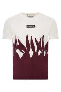 Iceberg T-SHIRT F02B 6301 WHITE