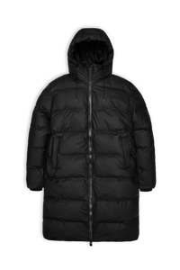 Rains Long Puffer Jacket JKT Black