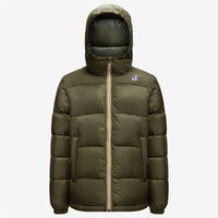 K-WAY JACKET CLAUDE HEAVY WARM GREEN