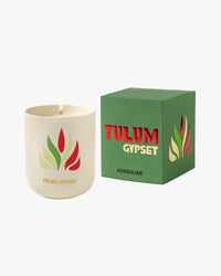 ASSOULINE INTERIOR TULUM GYPSET CANDLE GREEN