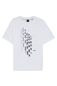 HUGO BOSS T-SHIRT TEE GRX ZONE WHITE