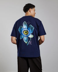 AEDEN T-SHIRT LUCERIS TEE D-BLAUW
