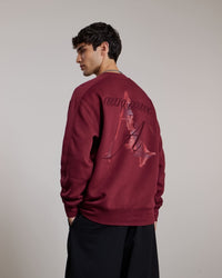 AEDEN SWEATER JOVAN SWEATER BORDEAUX