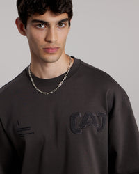 AEDEN T-SHIRT ARIS LONG-SLEEVE TEE D-GRIJS
