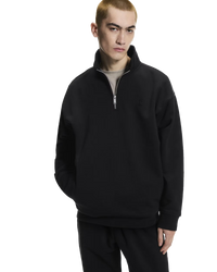ON RUNNING SWEATER CLUB COLLECTIVE 1/4 ZIP ZWART