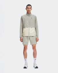 ON RUNNING JOGGING TOP WEATHER JACKET BEIGE