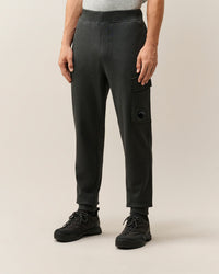 CP COMPANY JOGGING BROEK DIAGONAL RAISED FLEECH LENS D-GRIJS