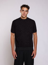 AEDEN T-SHIRT SILVER D-BROWN
