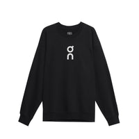 ON RUNNING SWEATER CLUB CREW BLACK