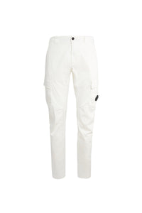 CP COMPANY TROUSERS 16CMPA056A OFF WHITE