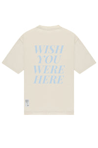 Saint Blanc T-SHIRT WISH TEE L-BLUE