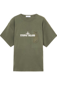 STONE ISLAND T-SHIRT 811521079 L-BROWN