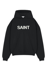 Saint Blanc Sweater Cut Hoodie Black