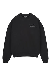 Saint Blanc Sweater White Sweater Black