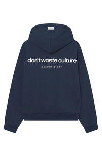 Don't Waste Culture Sweater Ray D-Blue