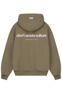 DONT WASTE CULTURE SWEATER RAY L-BROWN