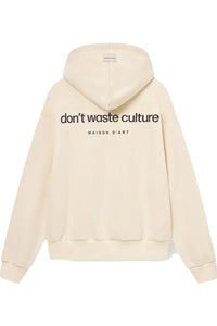 DONT WASTE CULTURE SWEATER RAY BEIGE