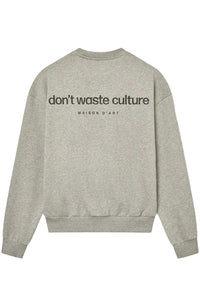 Don't Waste Culture Sweater Matte L-Gray