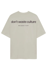 Don't Waste Culture T-Shirt Cleo L-Gray