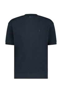 AEDEN T-SHIRT SILVER D-BLUE