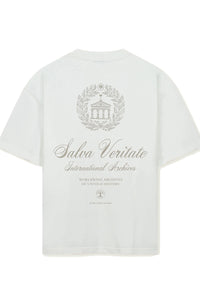 DONT WASTE CULTURE T-SHIRT ORTZI BACKPRINT T-SHIRT WHITE