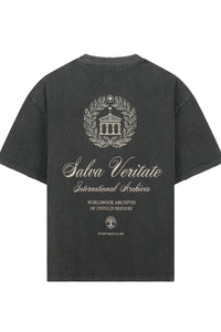 Don't Waste Culture T-Shirt Grant Backprint T-Shirt Gray