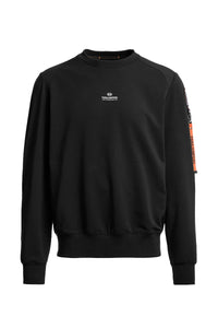 PARAJUMPERS SWEATER SABRE BASIC-M BLACK