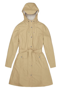 RAINS JACKET CURVE W JACKET BEIGE