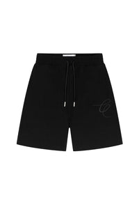 CROYEZ SHORT CROYEZ RIBBED SHORTS BLACK