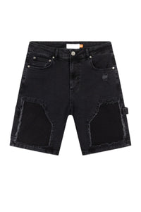 CROYEZ SHORT CROYEZ CARPENTER DENIM SHORT BLACK