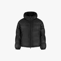 CROYEZ JAS TRANSLUCIDE PUFFER JACKET ZWART