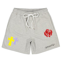 Fearless Blood Short Cross Shorts L-Gray