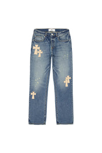 Fearless Blood JEANS FB-STRAIGHT-CROSS BLUE