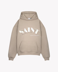 Saint Blanc Sweater Top Stitch Hoodie Gray