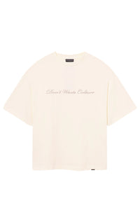 DONT WASTE CULTURE T-SHIRT Suren BEIGE