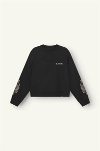 DONT WASTE CULTURE SWEATER GRAVIEN BLACK