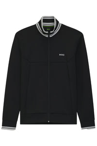 HUGO BOSS JOGGING TOP FZ ZONE BLACK