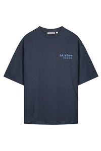 Saint Blanc T-SHIRT FINE LINE T-SHIRT BLUE