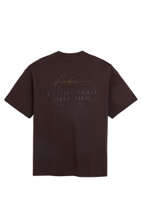 AEDEN T-SHIRT RAZZ TEE D-BROWN