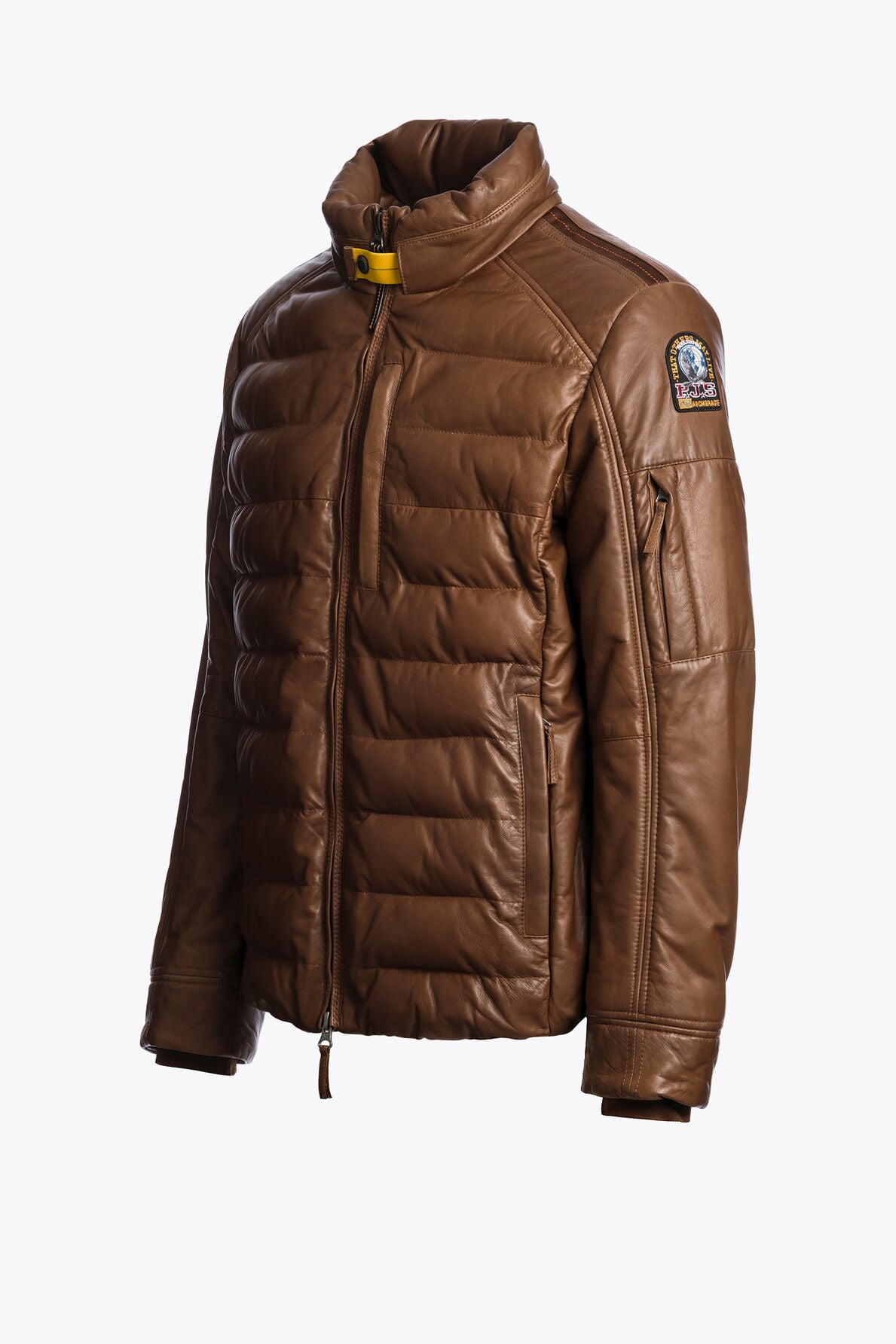PARAJUMPERS JACKET ERNIE LEATHER-M BROWN – Tip de Bruin
