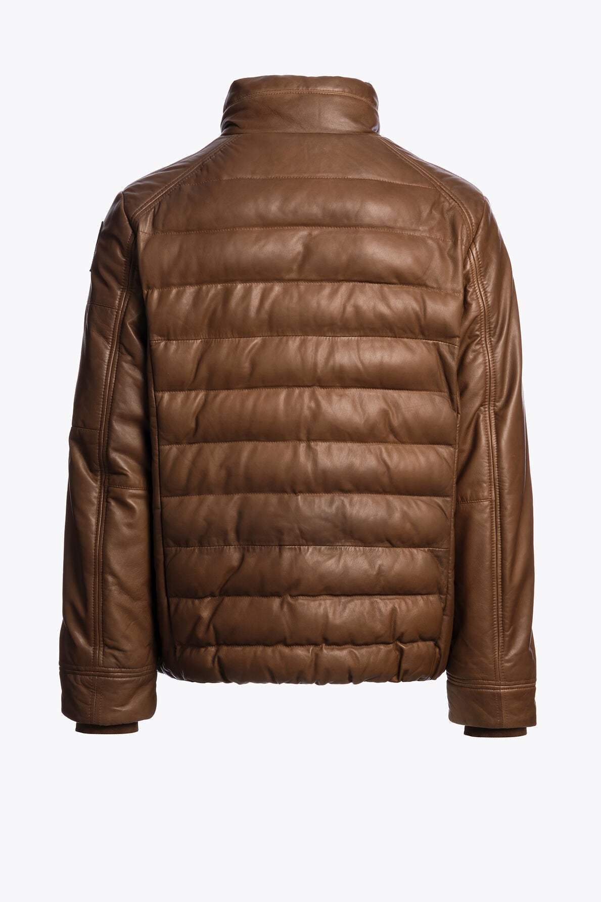 PARAJUMPERS JACKET ERNIE LEATHER-M BROWN – Tip de Bruin