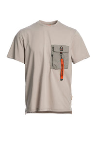 PARAJUMPERS T-SHIRT MOJAVE M-GREY