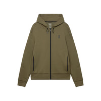 ON RUNNING JOGGING TOP FOCUS TECH ZIP HOODIE D-GREEN