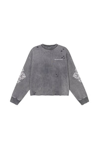 DONT WASTE CULTURE SWEATER URWEN BLACK