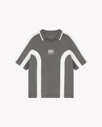 Saint Blanc Sweater SB Raglan Jersey Knit D-Gray