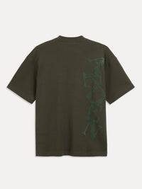 AEDEN T-SHIRT VINCENT TEE D-GREEN