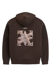 AEDEN SWEATER EMERIC HOODIE D-BROWN