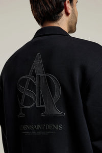 AEDEN SWEATER SAGE VEST BLACK